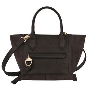 Longchamp Mailbox S Leather Women's Top-handle Bags Brown | 153-NHLCGF