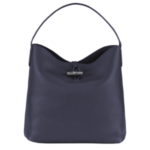 Longchamp Roseau Essential Leather Women's Shoulder Bags Blue | 067-NBRFLE