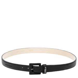 Longchamp Roseau Leather Women's Belts Black | 084-SEHNUT