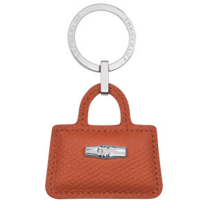 Longchamp Roseau Leather Women's Key Rings Orange | 901-QMFPIY