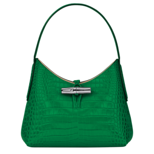 Longchamp Roseau XS Leather Women's Mini Bag Green | 318-VFRHEG