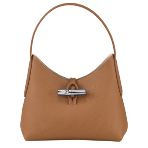 Longchamp Roseau XS Leather Women's Shoulder Bags Beige | 102-TNAKJV