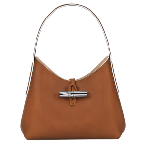 Longchamp Roseau XS Leather Women's Shoulder Bags Brown | 953-ICDKRL