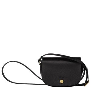 Longchamp épure Leather Women's Crossbody Bags Black | 594-TYXOBA